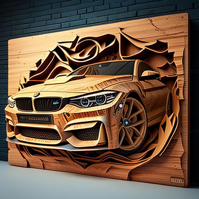 3D модель BMW M4 (STL)